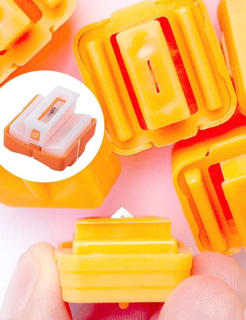 uvbws10PCS Orange A4 Paper Cutter Replacement/Replacement Blades,Paper Cutter Blade, Used for A4 Black and White Paper Cutting Machine - Image 3
